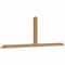 Ekena Millwork Portland Timber Gable Bracket, Western Red Cedar, 108"W x 36"H x 3 1/2"D x 3 1/2"F, 8/12 Pitch GBW108X36X0404POR00SWR - alternate 3